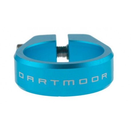Obejma podsiodłowa DARTMOOR Ring śred. 31,8mm, turkusowa anodowana