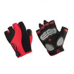 Rękawiczki ACCENT Duster czarno-czerwone M