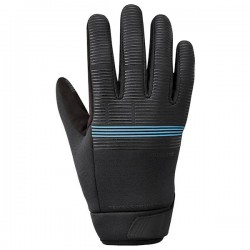 Rękawiczki zimowe Shimano Windbreak Therm czarno niebieskie XL